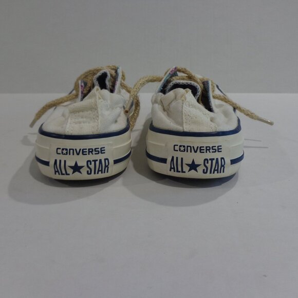 Converse All Star White Shoreline Rope Laces Slip On Women Size 5.5 - Picture 4 of 7